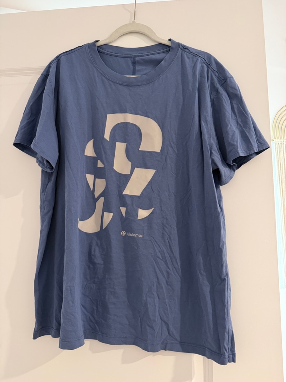 lululemon athletica Slate Blue Logo Graphic Tee